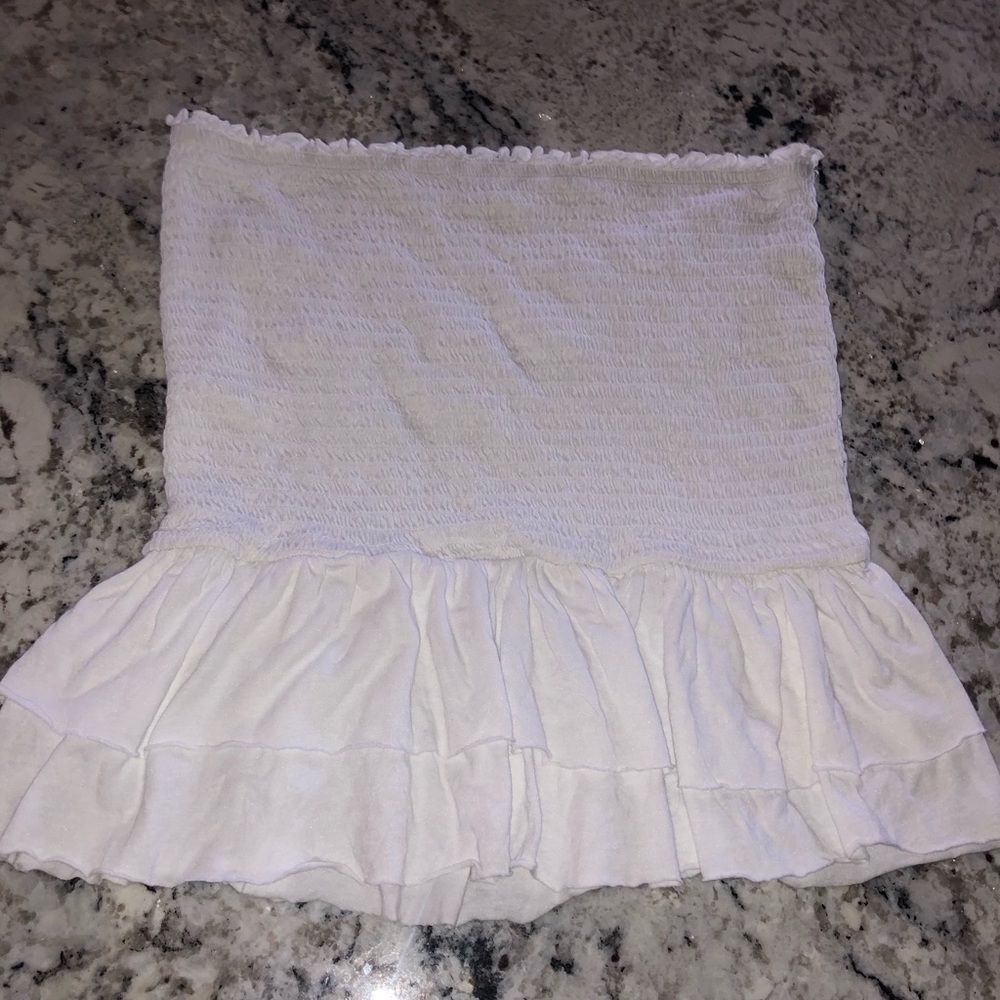 white peplum tank top